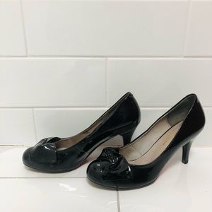 Black Xiannite High Heel Shoes (size US 7.5)